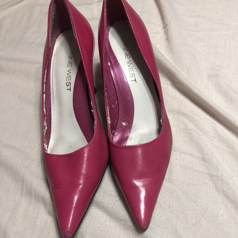 Pink heels